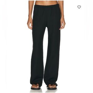 Enza Costa Black Everywhere Twill Pants